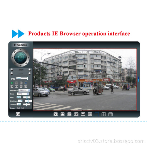 Sricam AP005 OEM/ODM 5xOptical Zoom 720p H.264 wifi outdoor p2p wireless camera